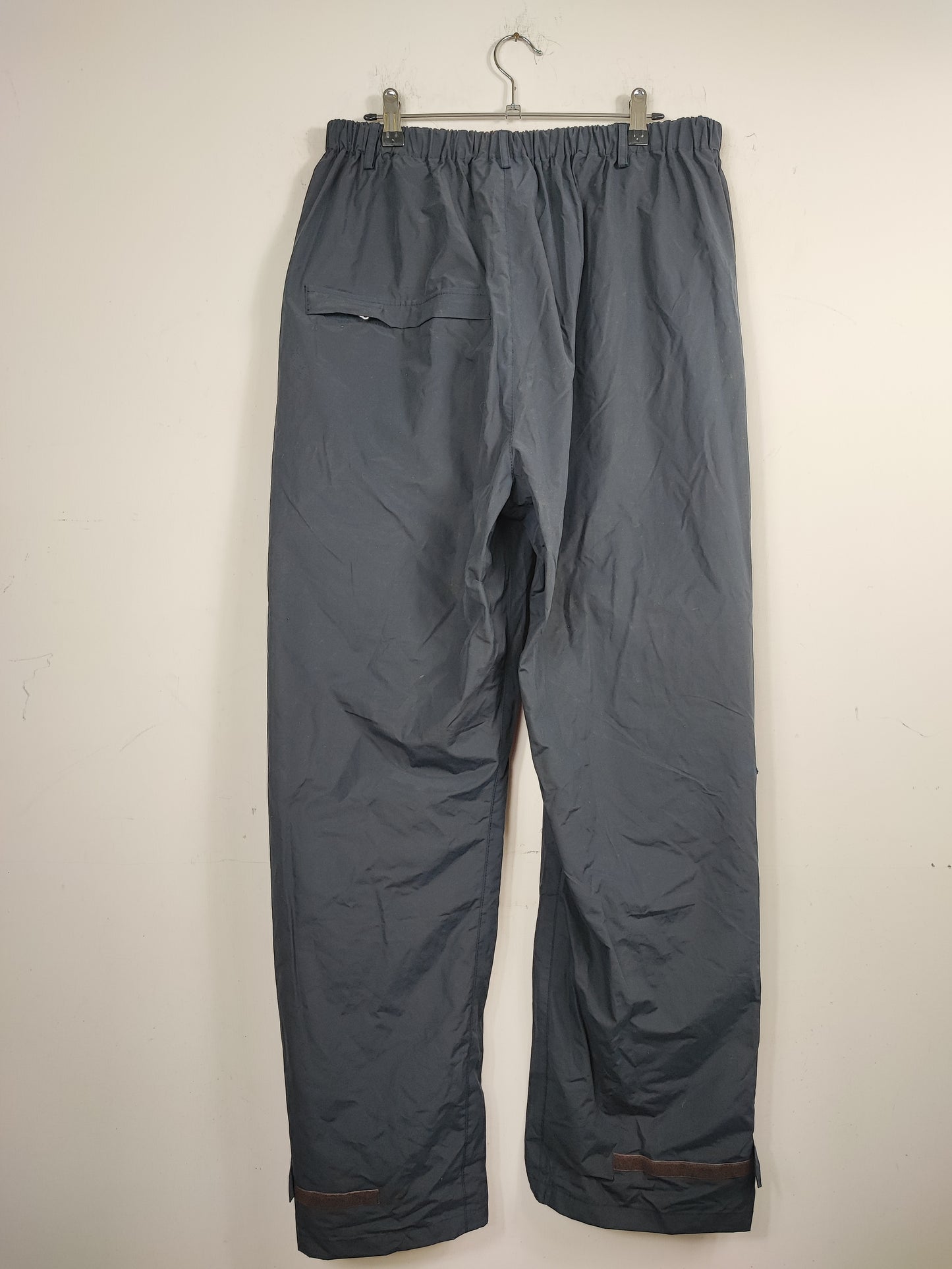 Sovrapantaloni Barbour vintage impermeabili blu L/XL- Man Waterproof Vintage Durham Stowaway trousers Size L/XL