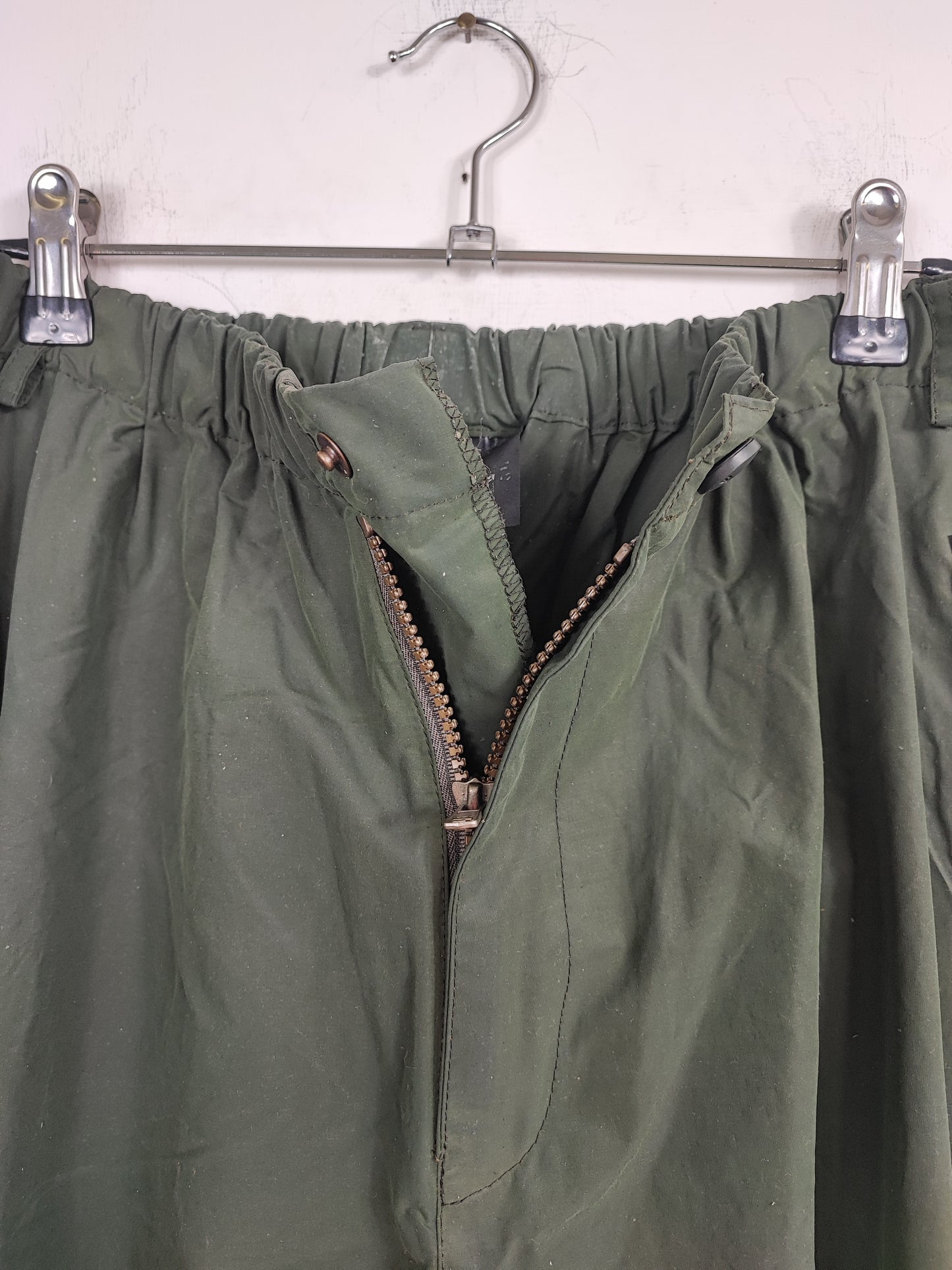 Sovrapantaloni Barbour impermeabili verdi L/XL- Man Waterproof Vintage Durham Packaway trousers Size L/XL