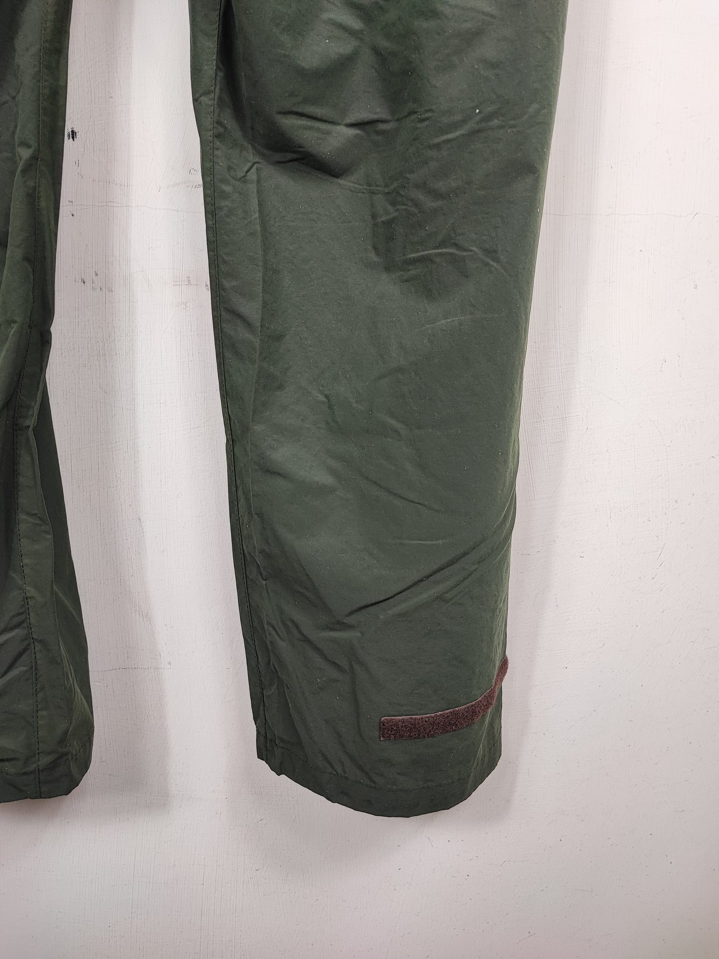 Sovrapantaloni Barbour impermeabili verdi L/XL- Man Waterproof Vintage Durham Packaway trousers Size L/XL