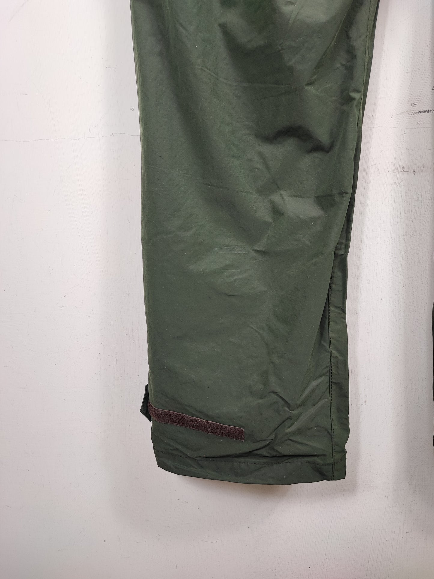 Sovrapantaloni Barbour impermeabili verdi L/XL- Man Waterproof Vintage Durham Packaway trousers Size L/XL