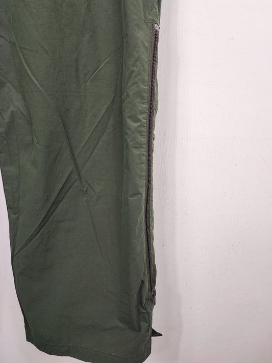 Sovrapantaloni Barbour impermeabili verdi S/M- Man Waterproof Vintage Durham Packaway trousers Size S/M