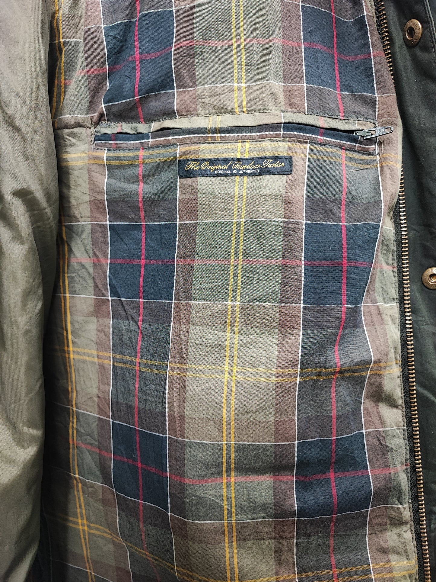 Piumino Barbour Verde XL cerato Hemmingford Jacket - Green Down Wax Jacket with hood size XL