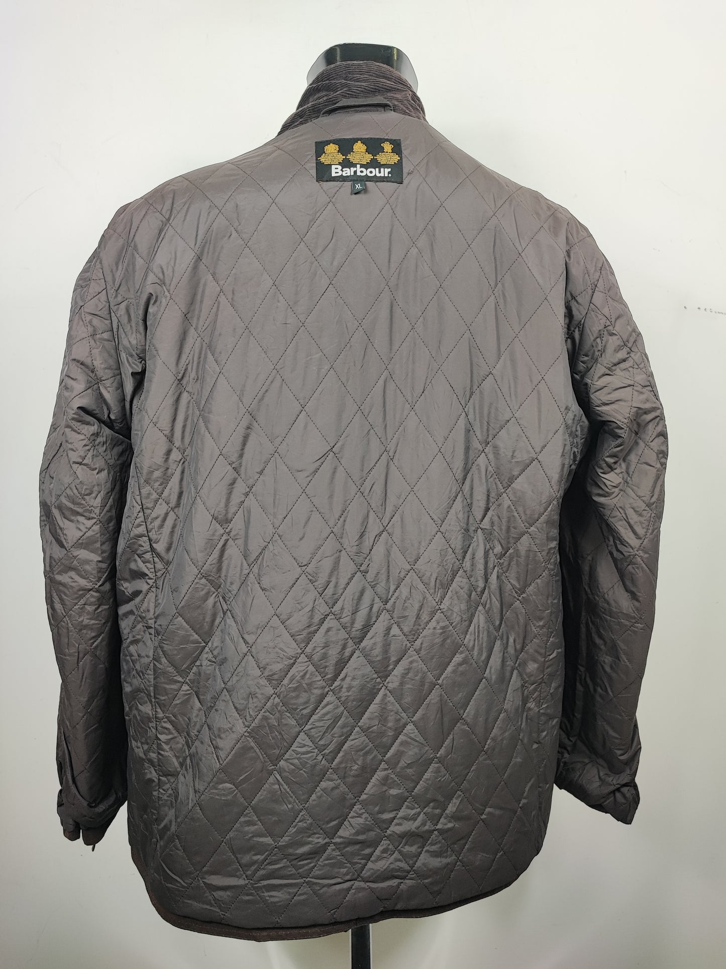 RARA Barbour Giacca Uomo Wax Leather Utility Marrone XLarge- Man Wax Leather Jacket Size Xlarge