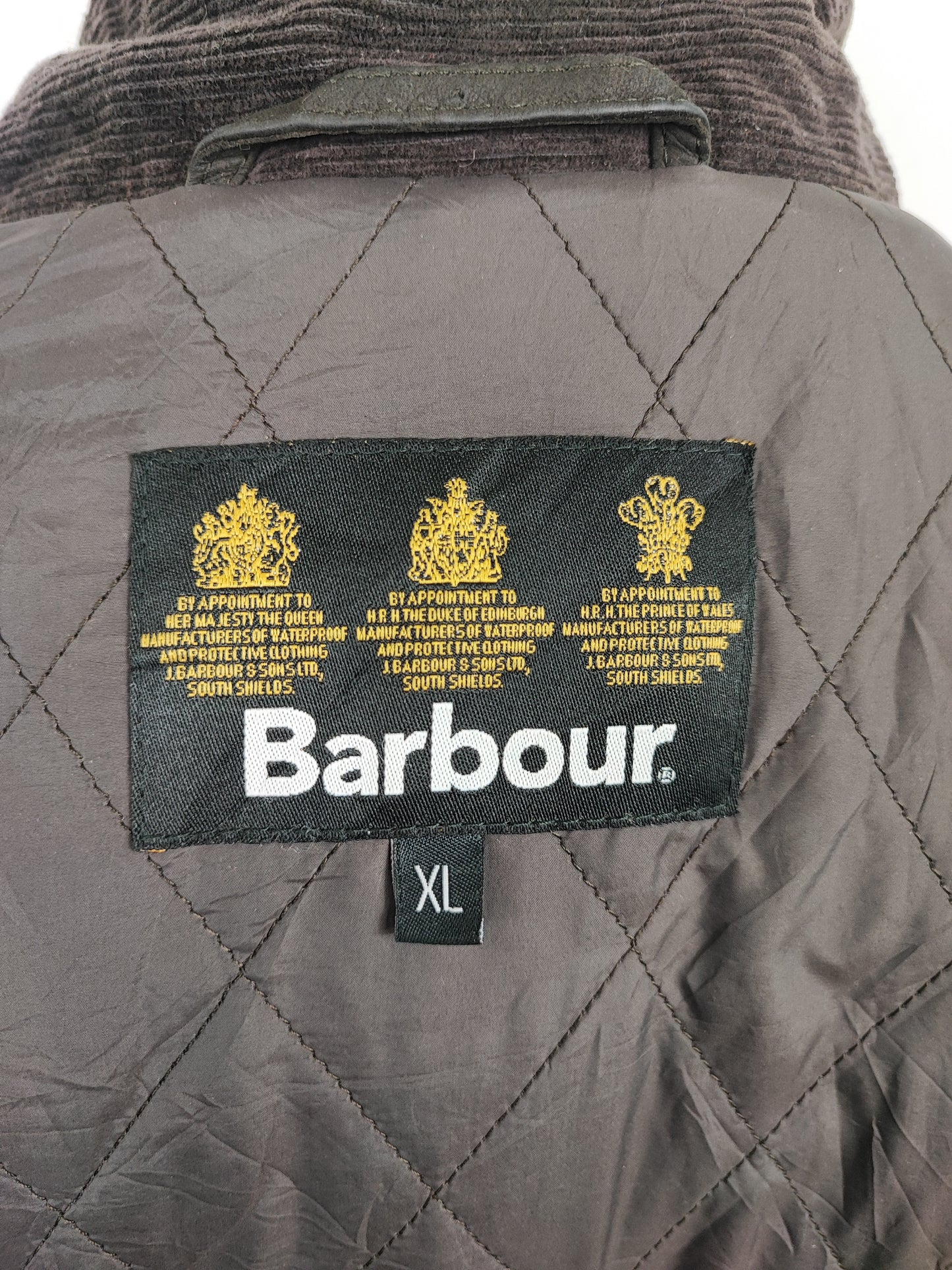 RARA Barbour Giacca Uomo Wax Leather Utility Marrone XLarge- Man Wax Leather Jacket Size Xlarge