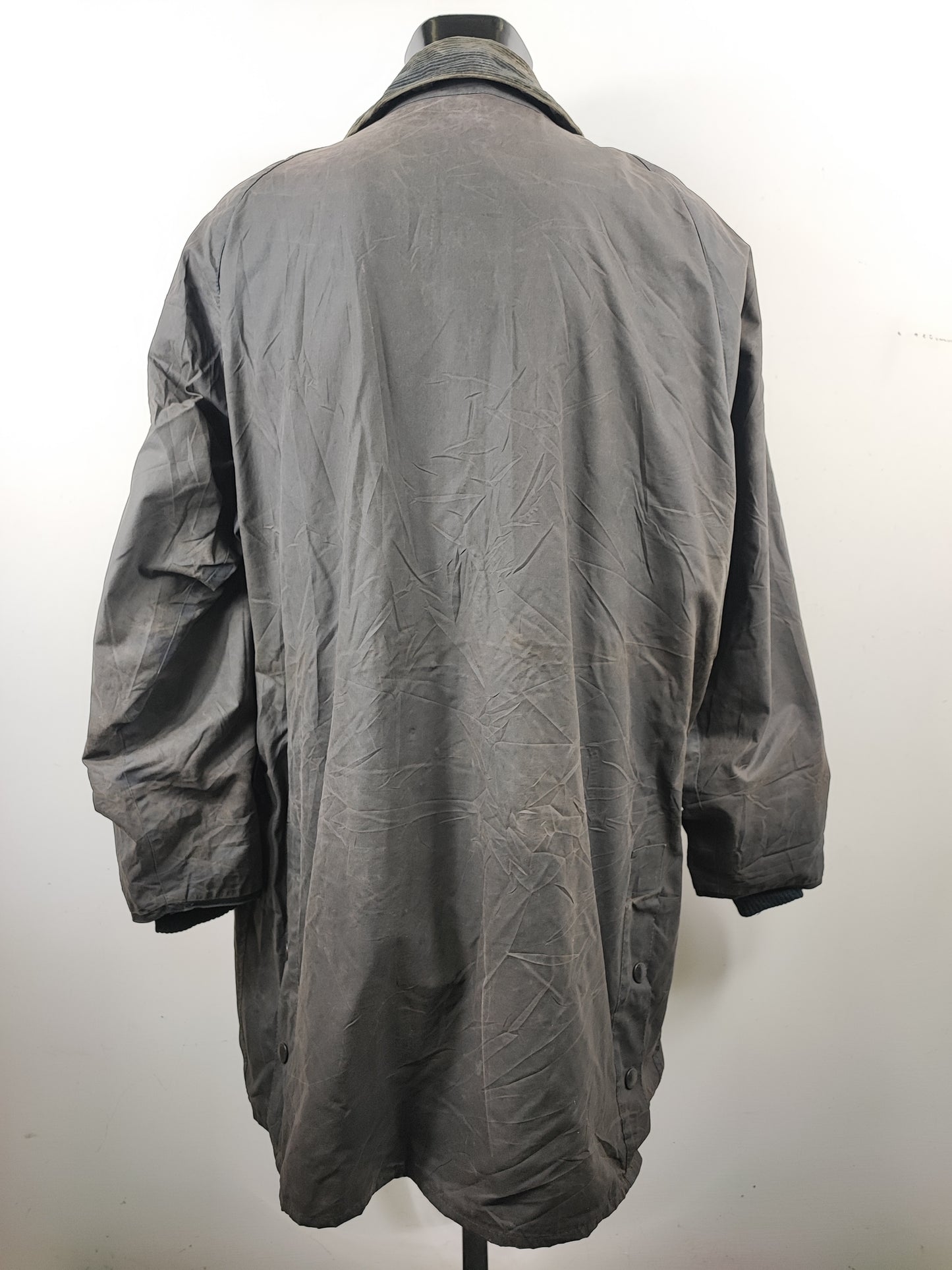 RARO Barbour Giacca Mark Phillips XL blu - Man Navy Wax Vintage Coat Size XLarge