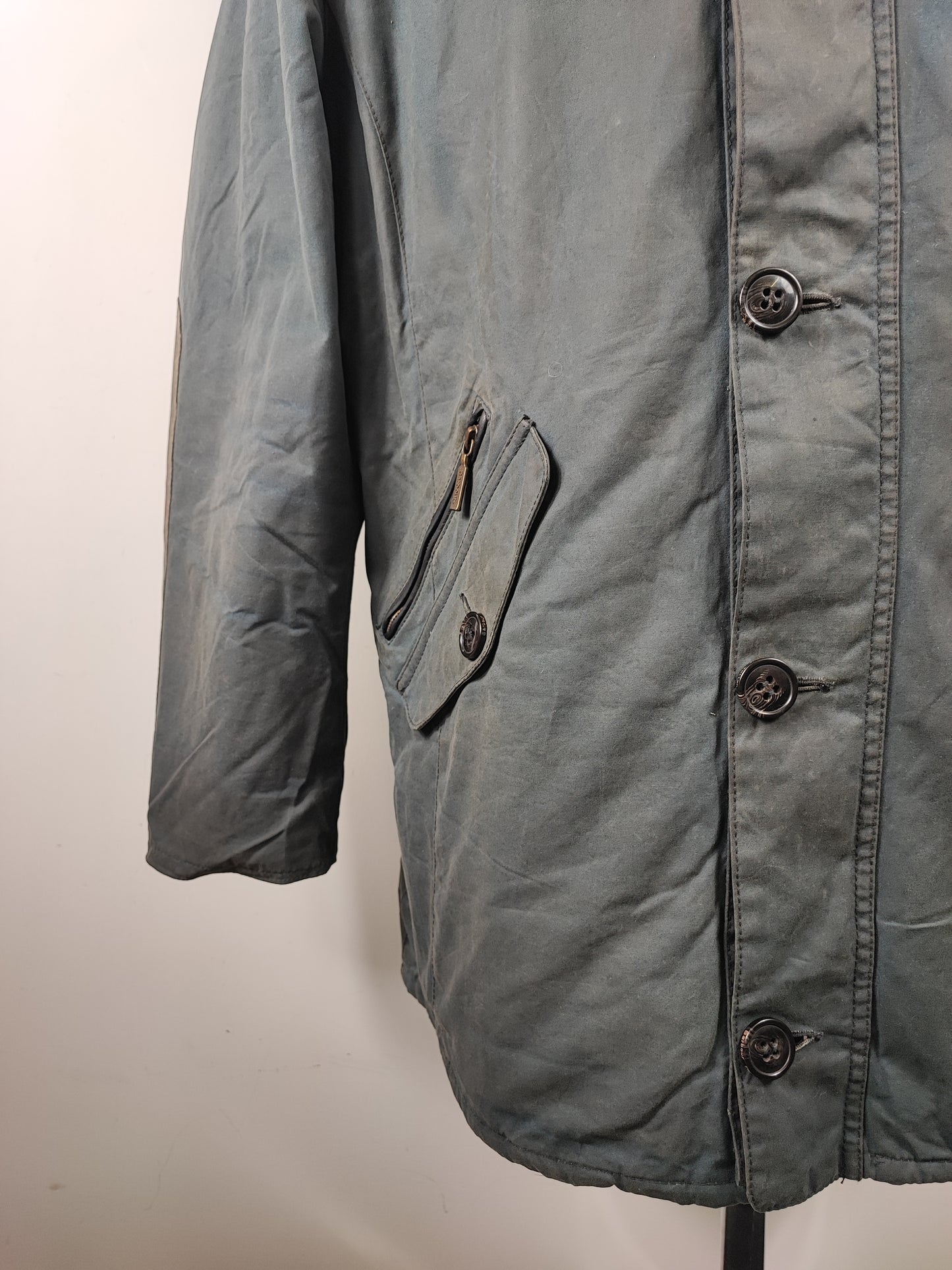 Giacca Barbour blu cerata uomo Carrbridge xxl -Man Navy Carrbridge Wax Jacket Size XXL