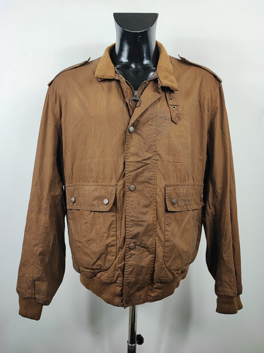 Barbour Giacca uomo Wax Flyer Jacket Large Beige Man Beige Wax Flyer Jacket Size L