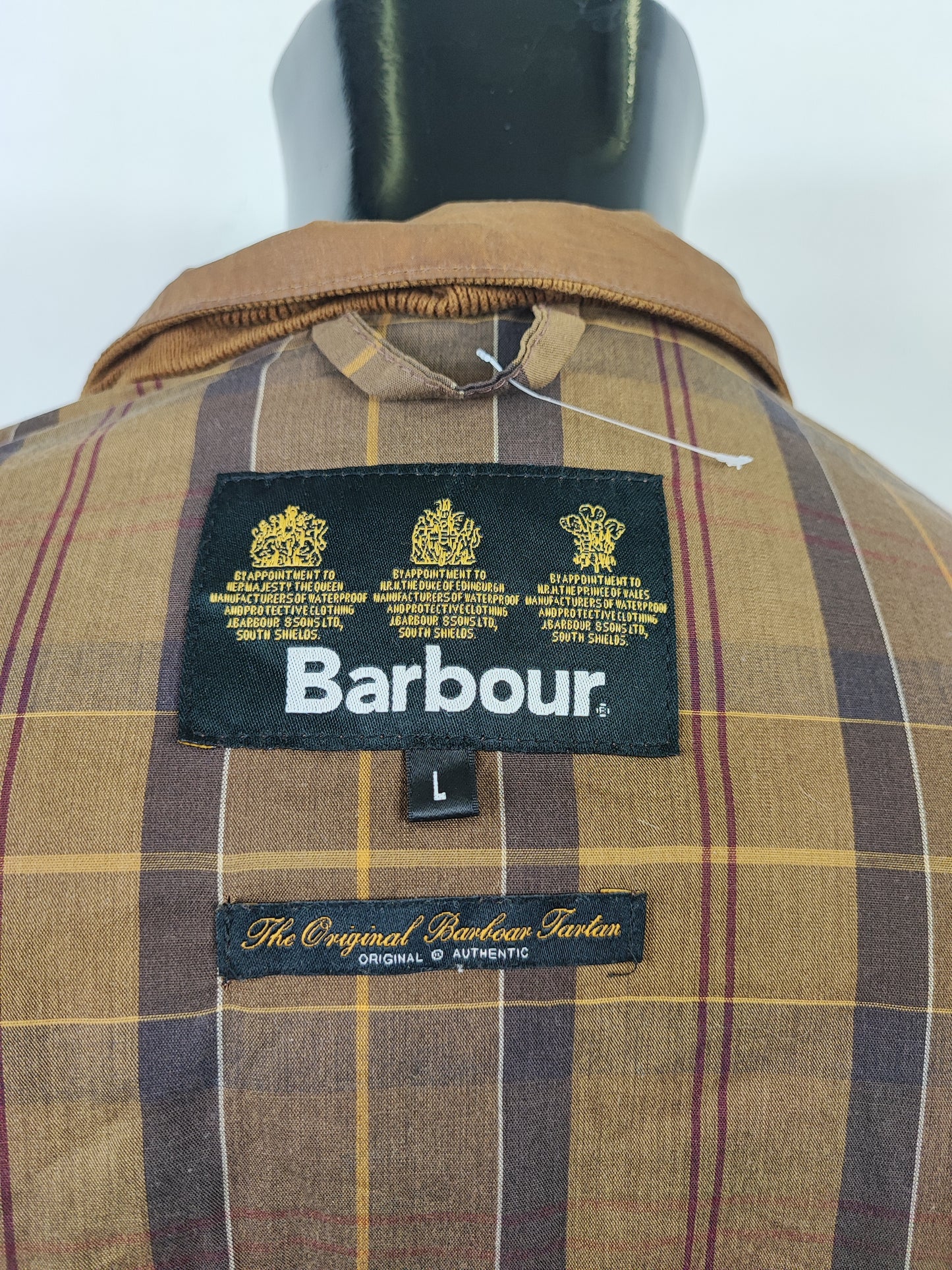 Barbour Giacca uomo Wax Flyer Jacket Large Beige Man Beige Wax Flyer Jacket Size L