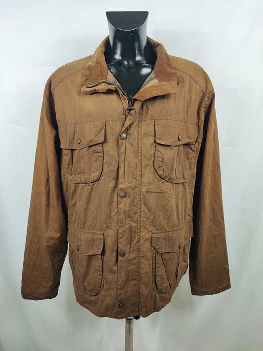 Barbour Giacca Uomo Flyweight Wax Utility Beige XXLarge- Man Wax Beige Jacket Size XXLarge