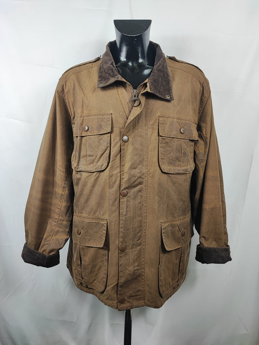 Giacca Barbour  Beige Uomo Trooper cerata XXLarge Man Beige Waxed jacket size XXL