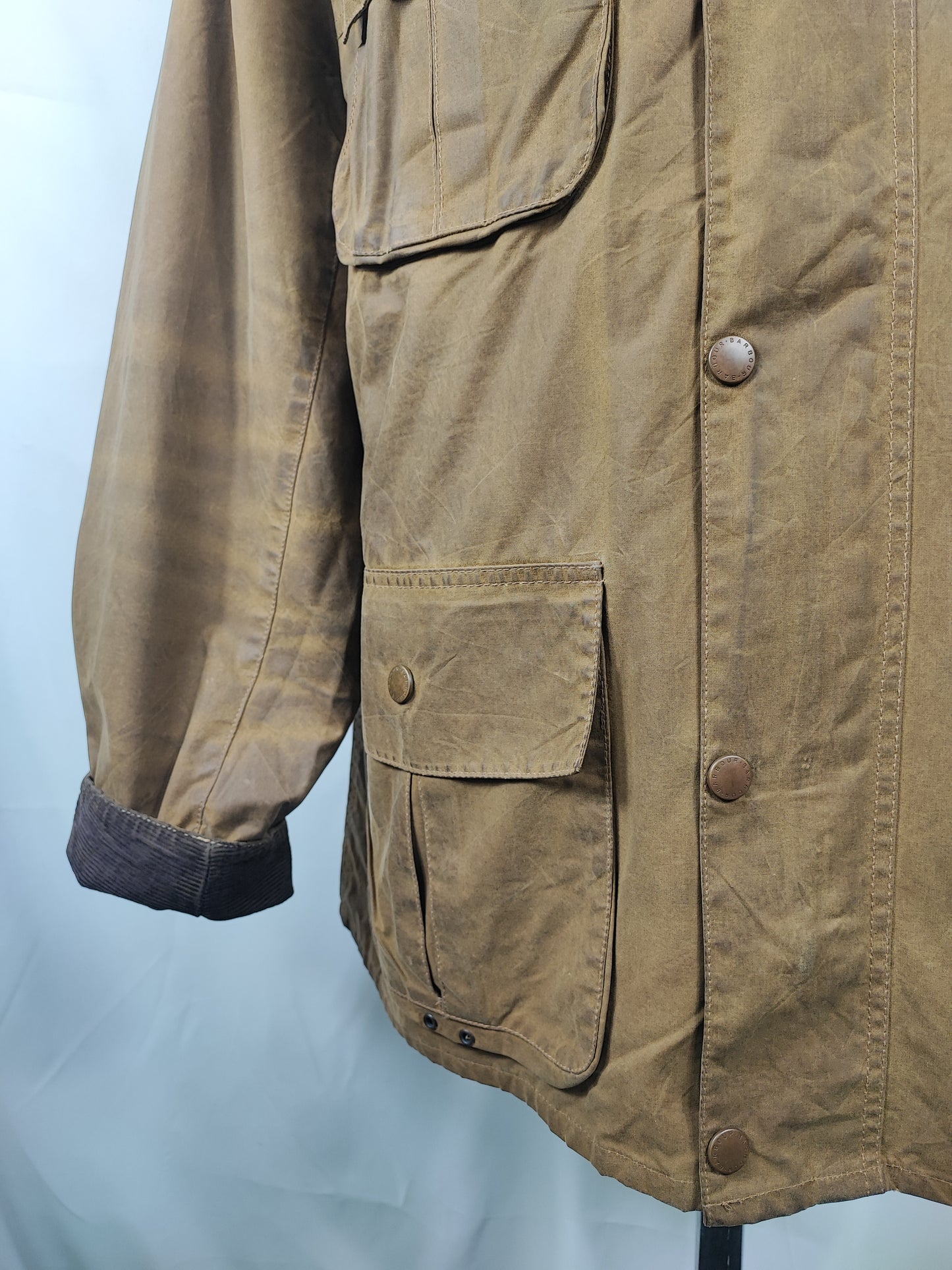 Giacca Barbour  Beige Uomo Trooper cerata XXLarge Man Beige Waxed jacket size XXL