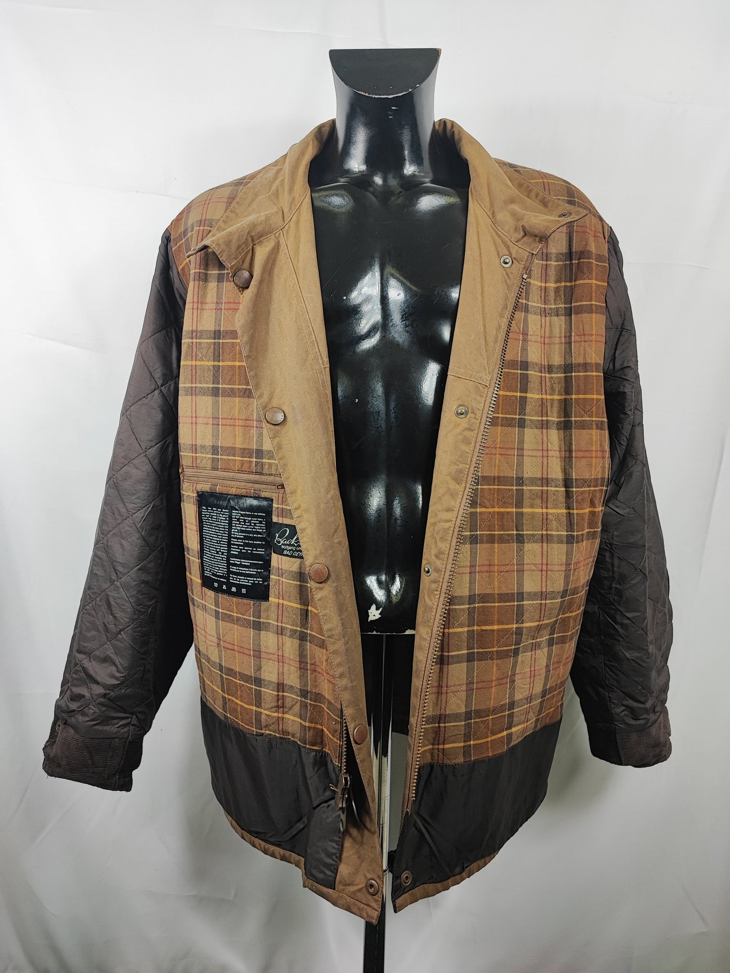 Giacca Barbour  Beige Uomo Trooper cerata XXLarge Man Beige Waxed jacket size XXL