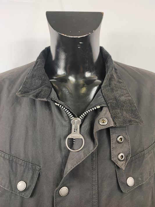Giacca Barbour International Duke nero XXL - Man black Duke wax Jacket Size XXL