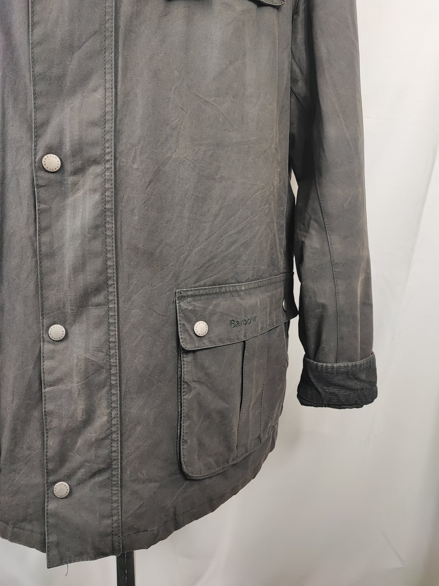 Giacca Barbour International Duke nero XXL - Man black Duke wax Jacket Size XXL