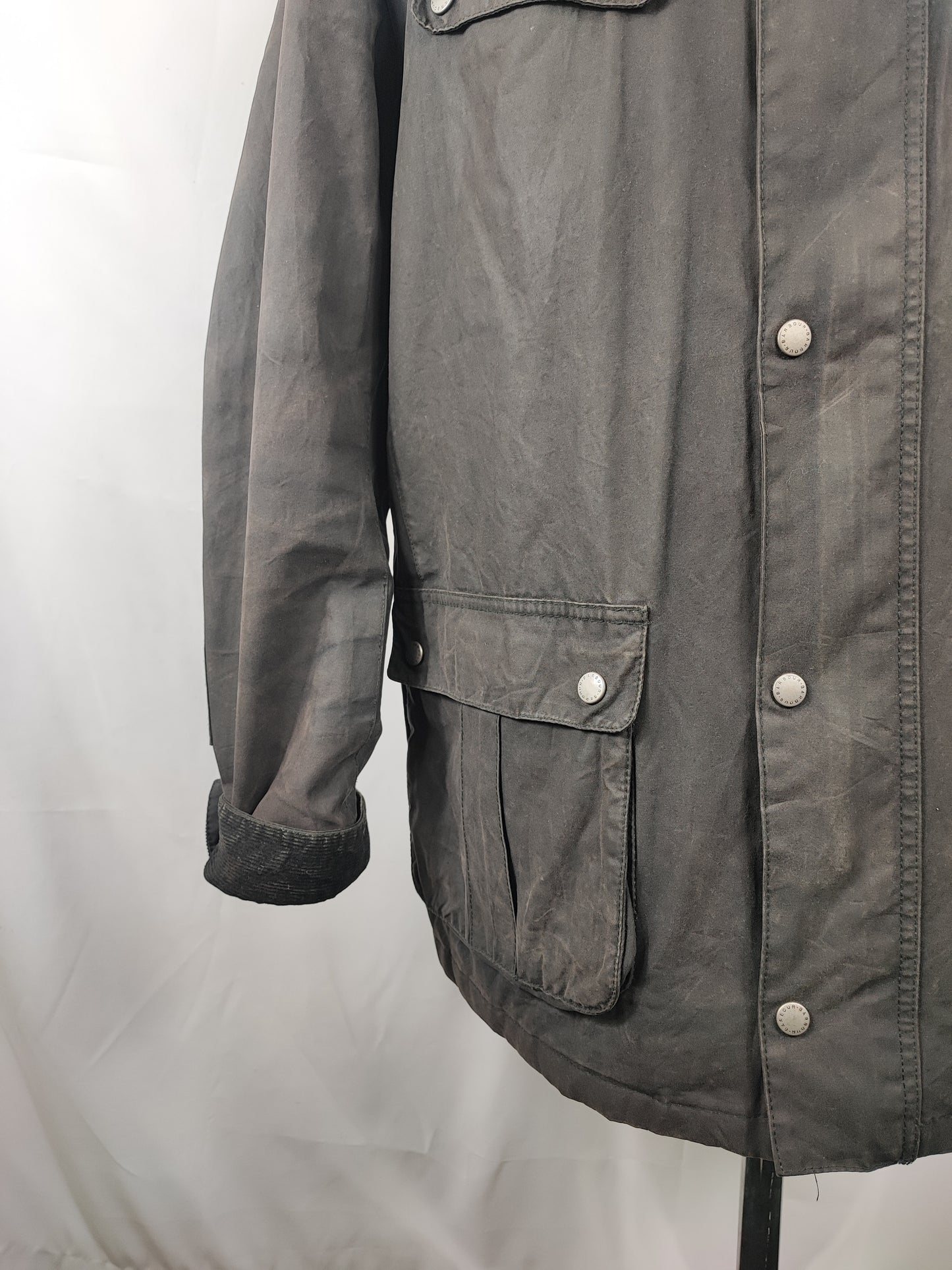 Giacca Barbour International Duke nero XXL - Man black Duke wax Jacket Size XXL