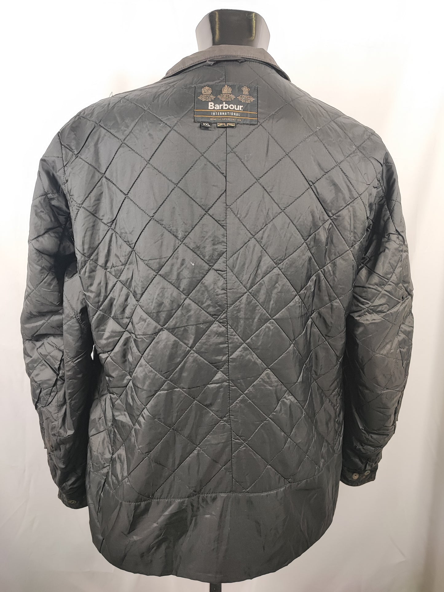 Giacca Barbour International Duke nero XXL - Man black Duke wax Jacket Size XXL