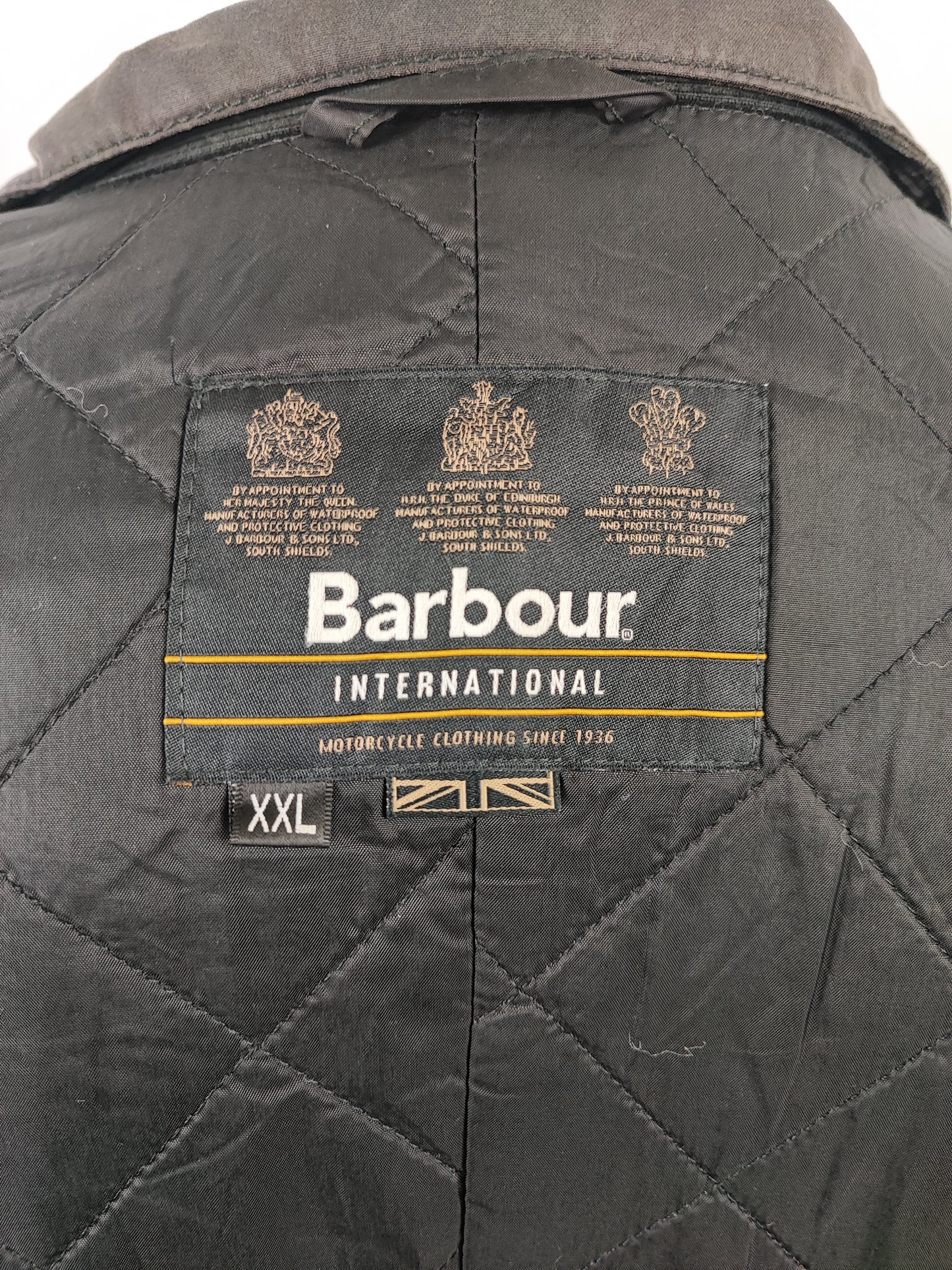 Giacca Barbour International Duke nero XXL - Man black Duke wax Jacket Size XXL