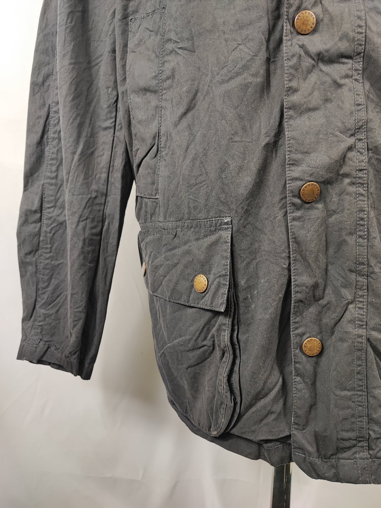 Giacca Barbour da uomo cerata Blu Rambler Taglia XLarge Navy wax cotton Rambler Jacket size XL