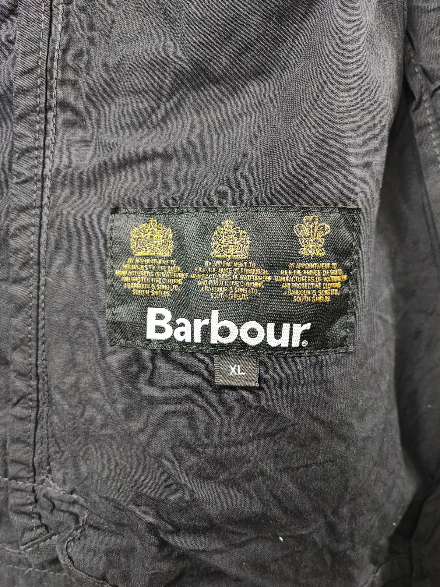Giacca Barbour da uomo cerata Blu Rambler Taglia XLarge Navy wax cotton Rambler Jacket size XL
