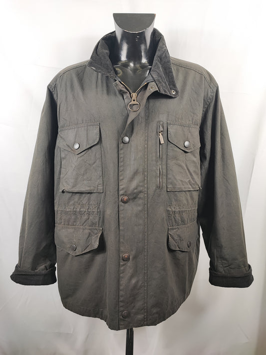 Barbour Giacca uomo Nera Sapper Jacket XXL - Man Black Waxed Sapper Jacket Size XXL