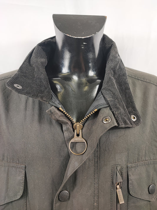 Barbour Giacca uomo Nera Sapper Jacket XXL - Man Black Waxed Sapper Jacket Size XXL