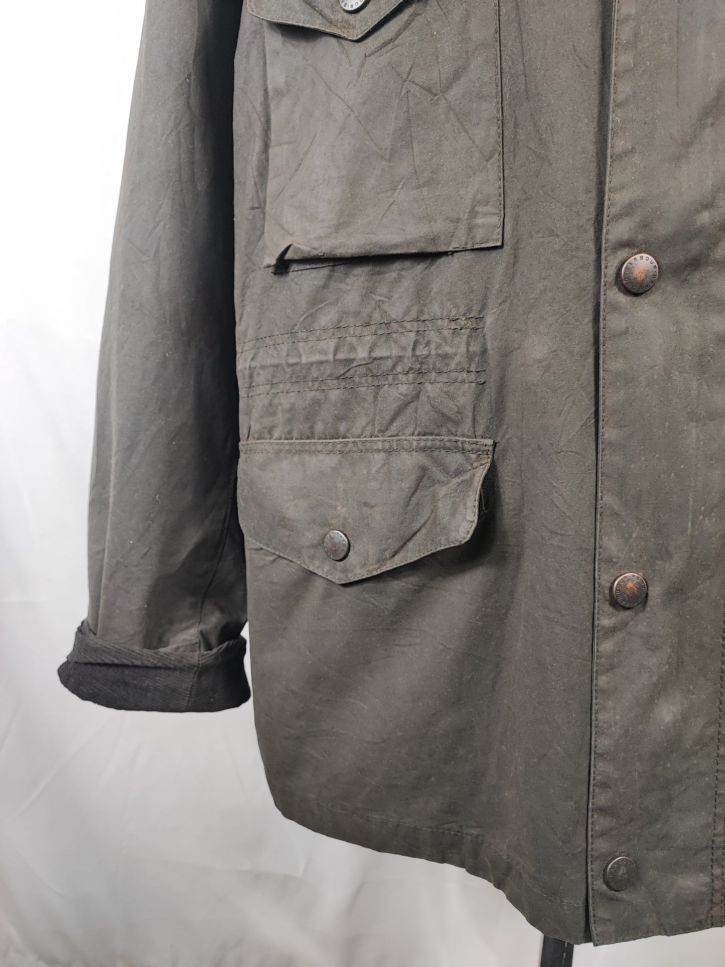 Barbour Giacca uomo Nera Sapper Jacket XXL - Man Black Waxed Sapper Jacket Size XXL