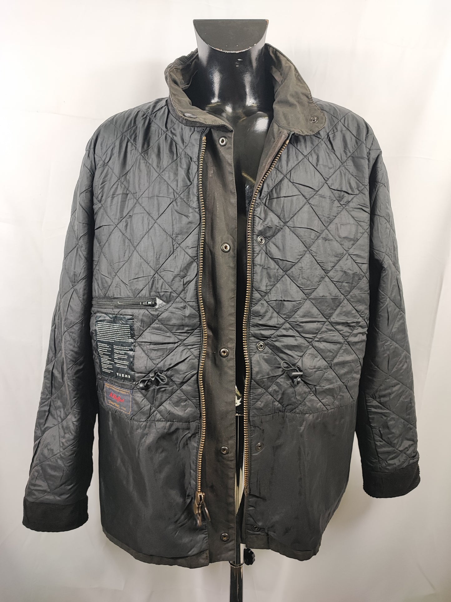 Barbour Giacca uomo Nera Sapper Jacket XXL - Man Black Waxed Sapper Jacket Size XXL
