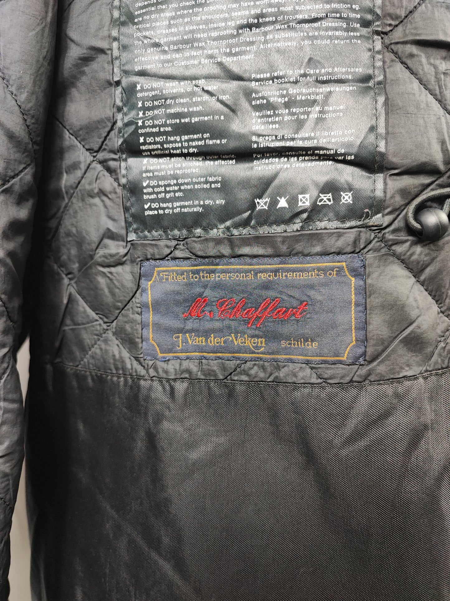 Barbour Giacca uomo Nera Sapper Jacket XXL - Man Black Waxed Sapper Jacket Size XXL