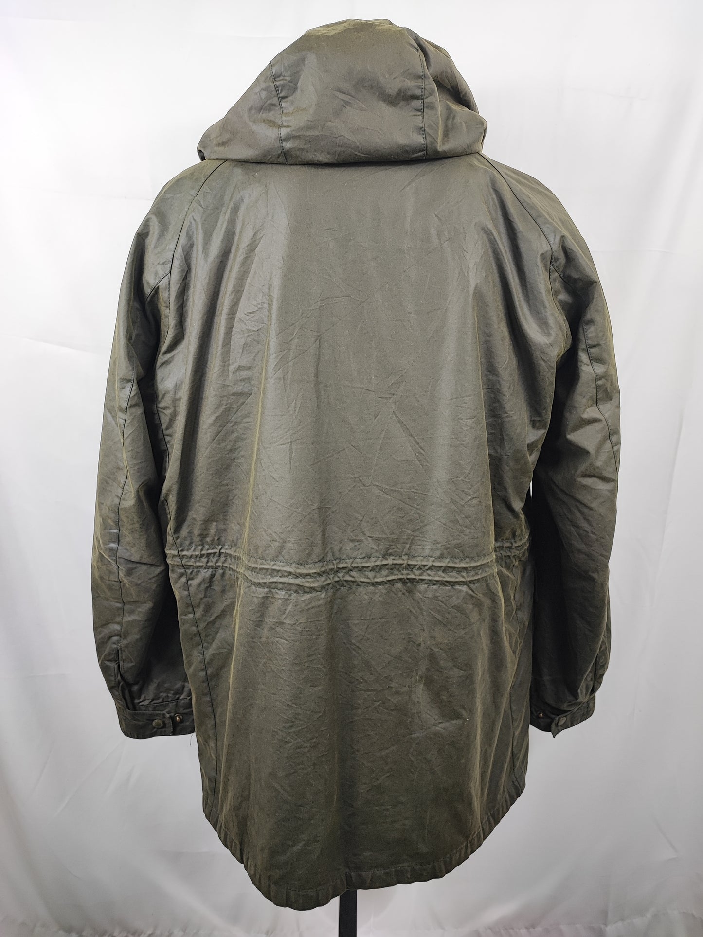 Barbour Parka Giacca verde Uomo Brindle wax jacket XL Man Green wax Jacket Size XL