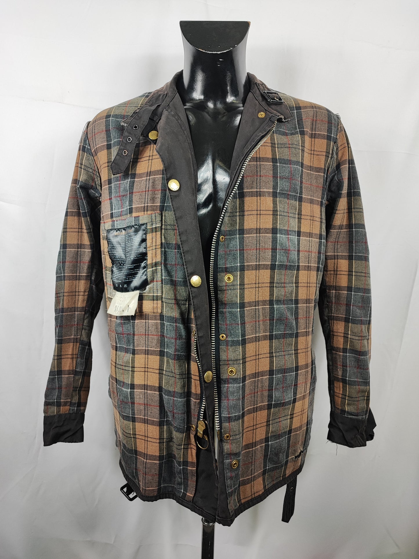 Barbour International nero uomo Large C42/107cm - Man Black Wax International Jacket C42 Size L