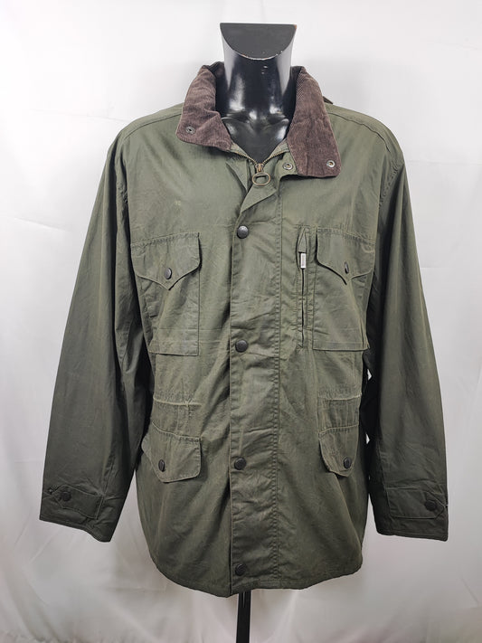 Barbour Giacca da uomo Sapper verde XXL Man Flyweight Green Sapper Jacket Size XXL