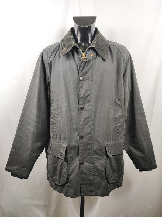 Barbour Bedale Uomo Vintage Blu C48/122cm Man Bedale waxed Navy jacket Size XL