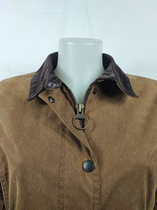 Giacca Barbour Newmarket donna Beige UK10 Small Lady Beige Newmarket jacket Size UK10