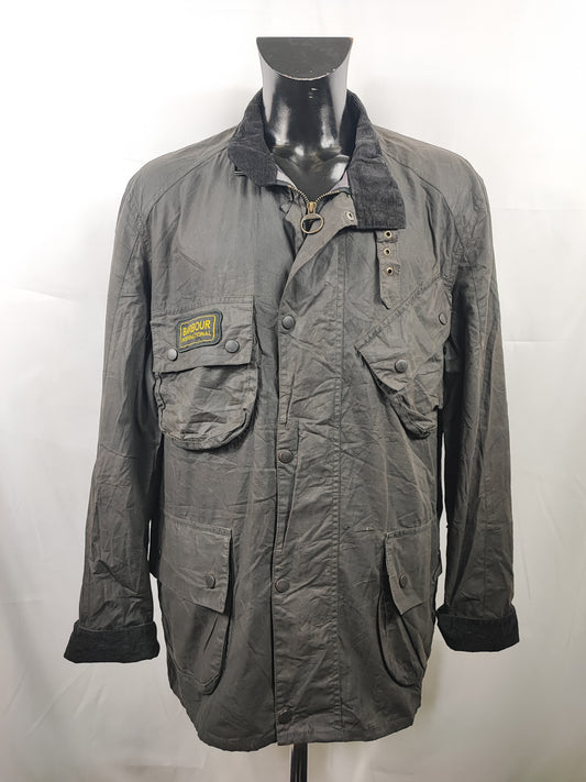 Barbour Giacca da uomo nero International XL Man Flyweight Black International Jacket Size XL