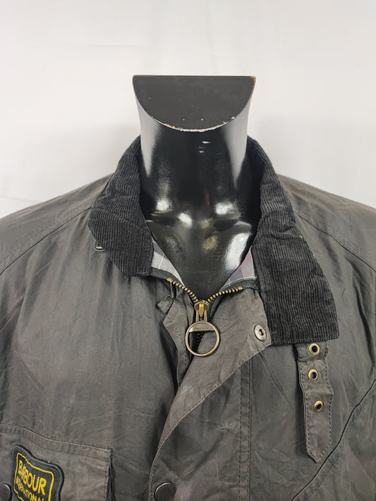 Barbour Giacca da uomo nero International XL Man Flyweight Black International Jacket Size XL