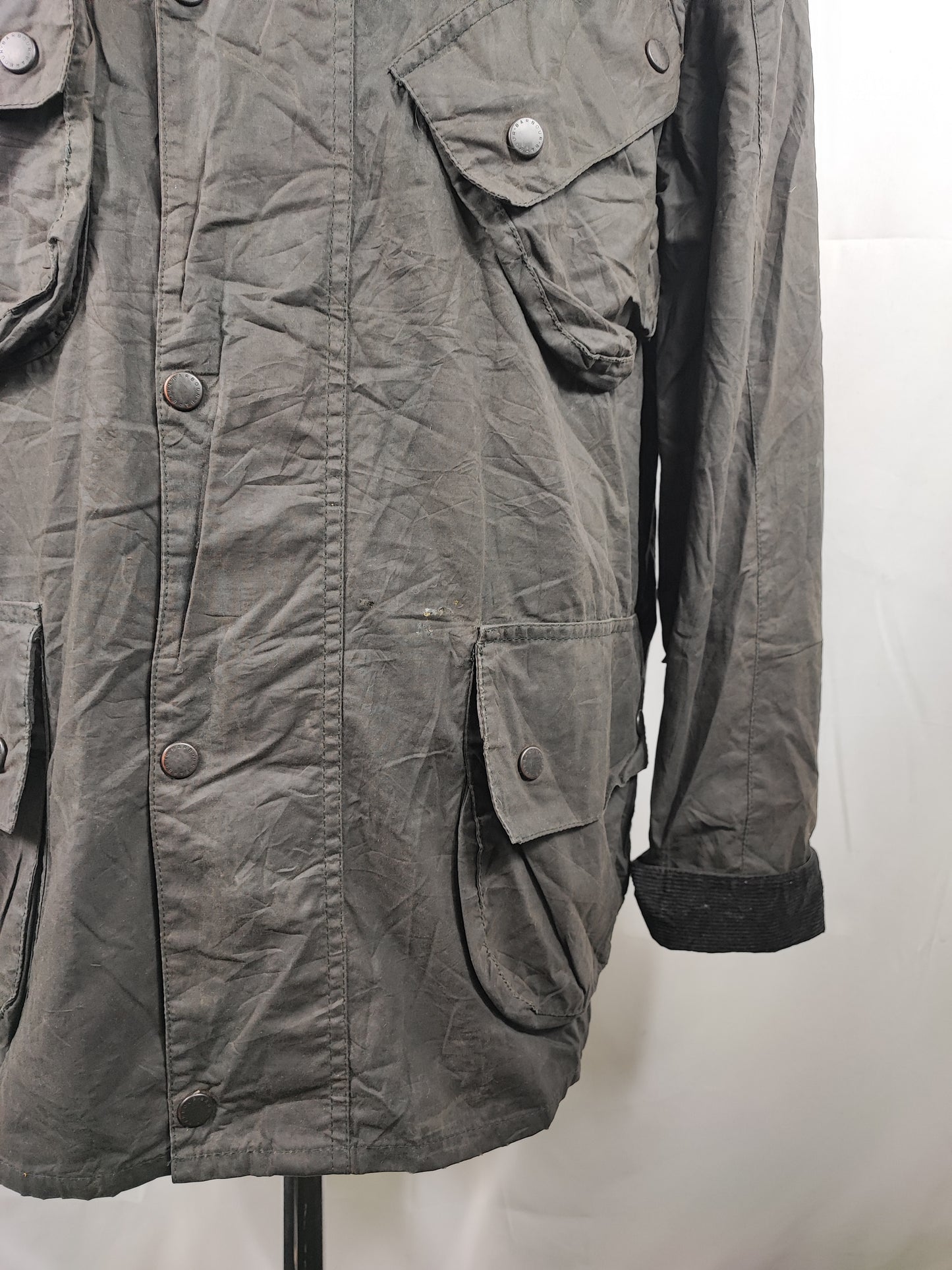 Barbour Giacca da uomo nero International XL Man Flyweight Black International Jacket Size XL