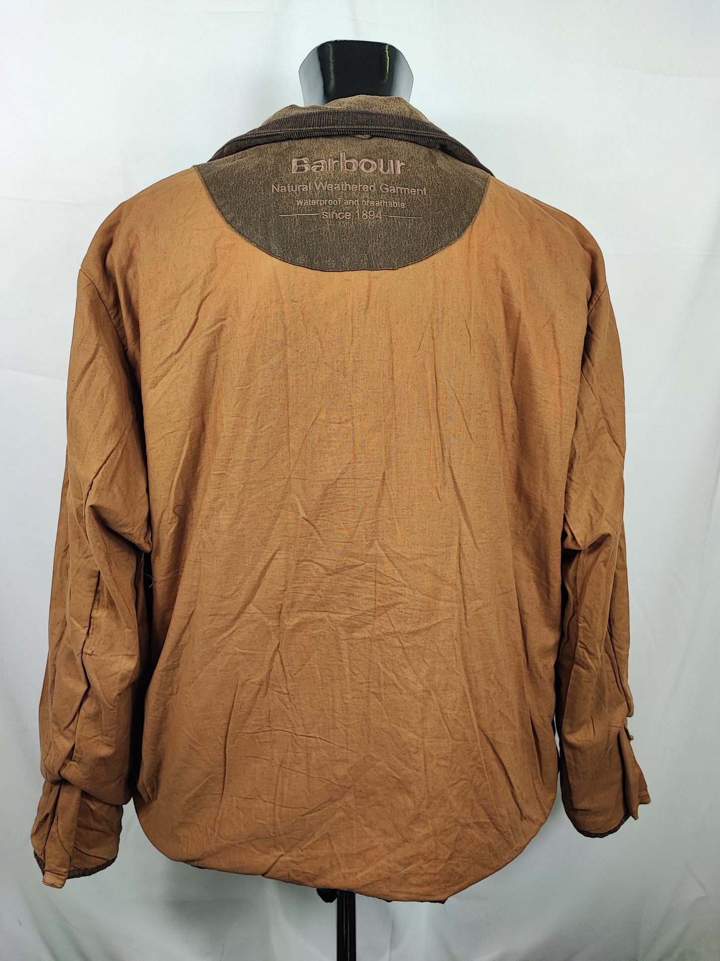 Barbour Giacca Uomo Weather Utility Non cerata XXLarge- Man Brown Weather Worked utility XXL
