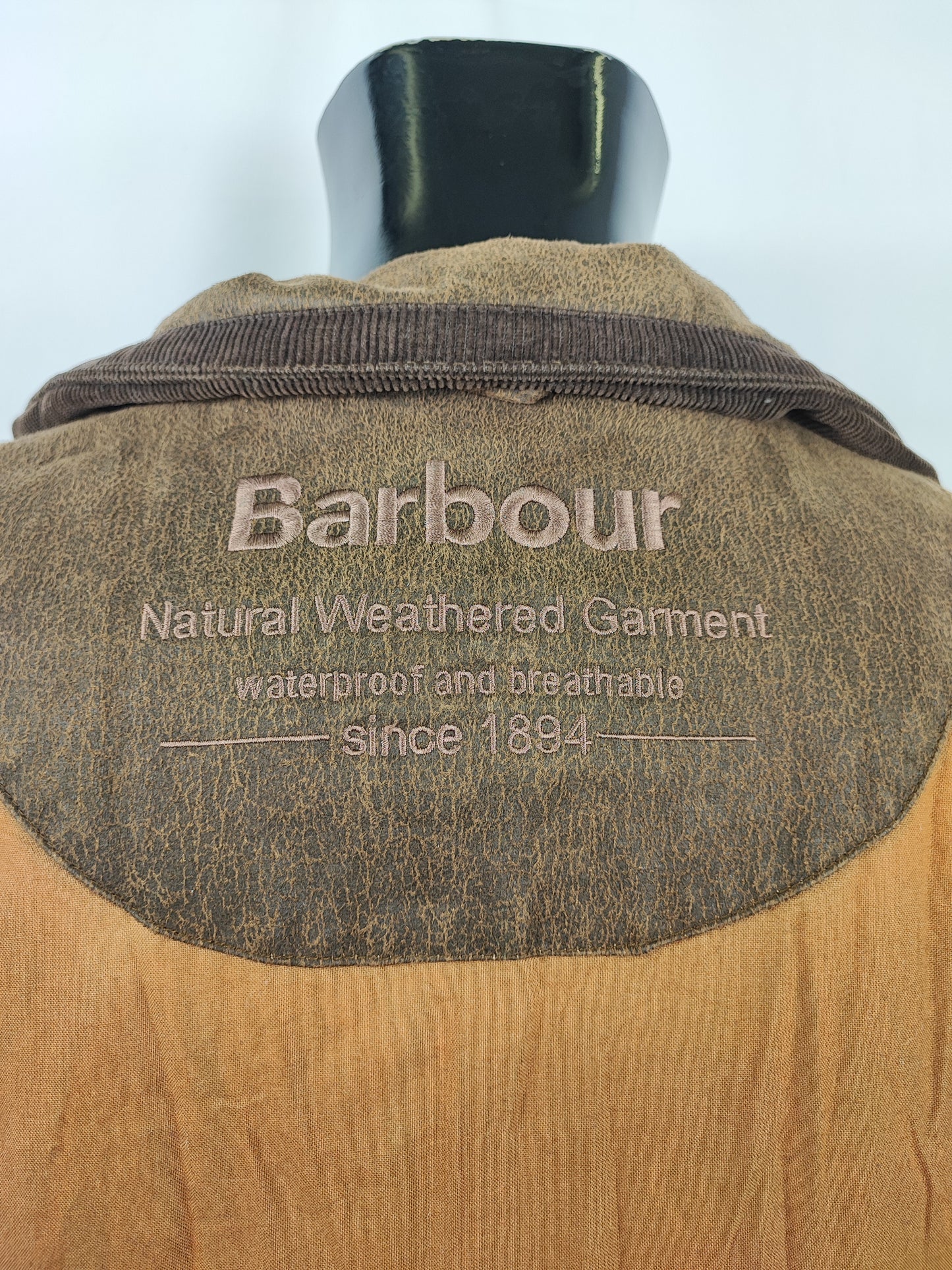 Barbour Giacca Uomo Weather Utility Non cerata XXLarge- Man Brown Weather Worked utility XXL