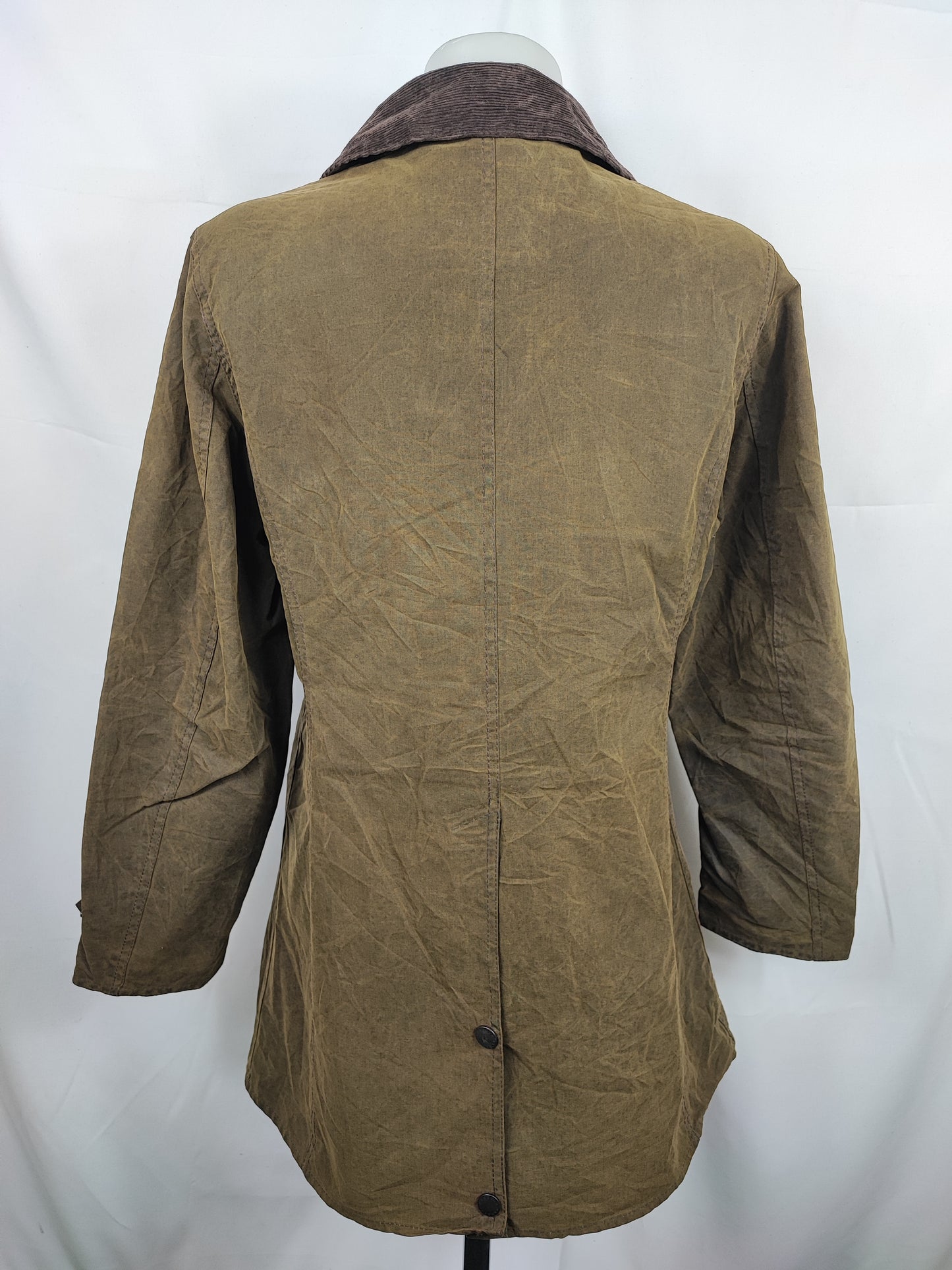 Giacca Barbour Newmarket donna Verde UK12 Medium Lady Olive Newmarket jacket Size UK12