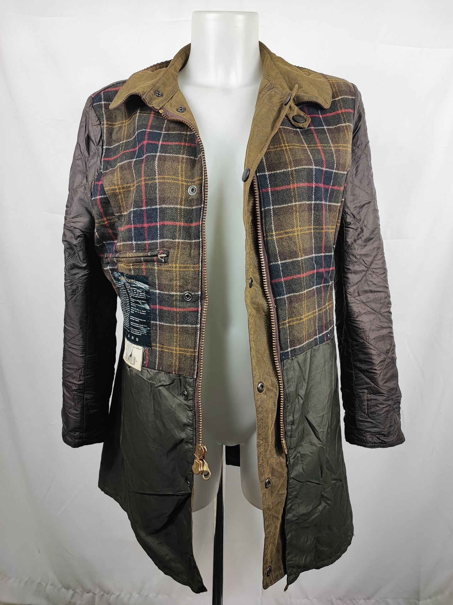 Giacca Barbour Newmarket donna Verde UK12 Medium Lady Olive Newmarket jacket Size UK12