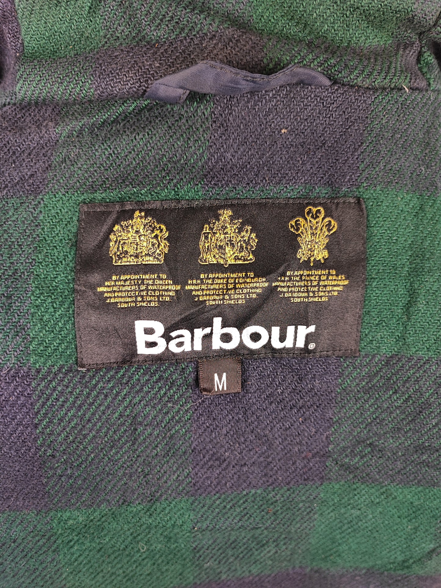 Parka Barbour Nautical blu uomo con cappuccio Medium - Man Navy Coll Wax Jacket size Medium