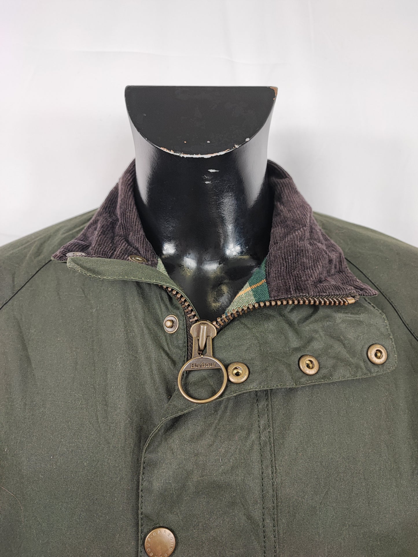 Giacca Barbour da uomo verde cerata Smu Burnell Small- Sage Man Wax Smu Burnell Jacket size S