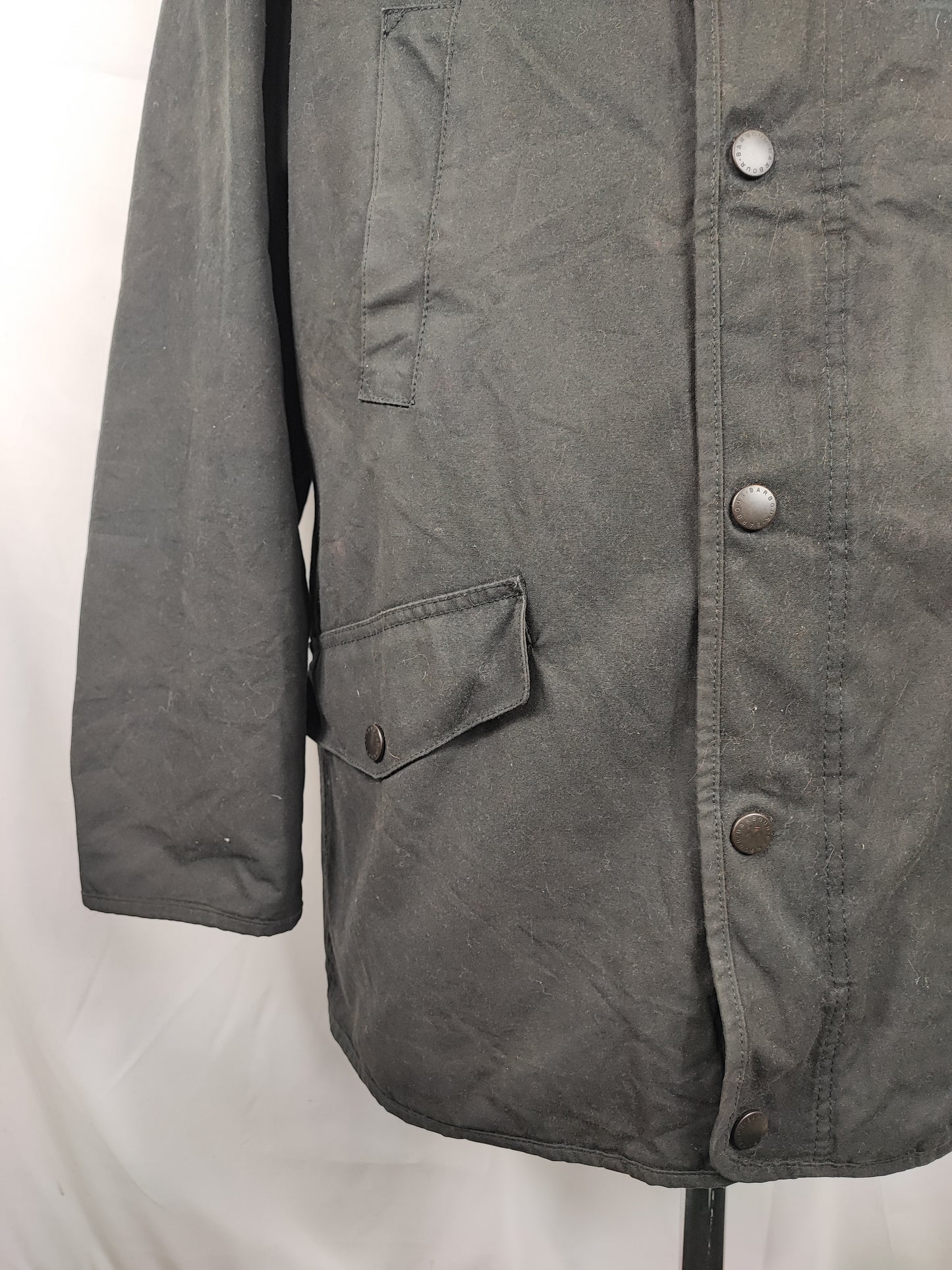 Giacca Barbour Nera Martindale Cerata XXLarge - Man Wax Black Martindale Jacket Size XXLarge