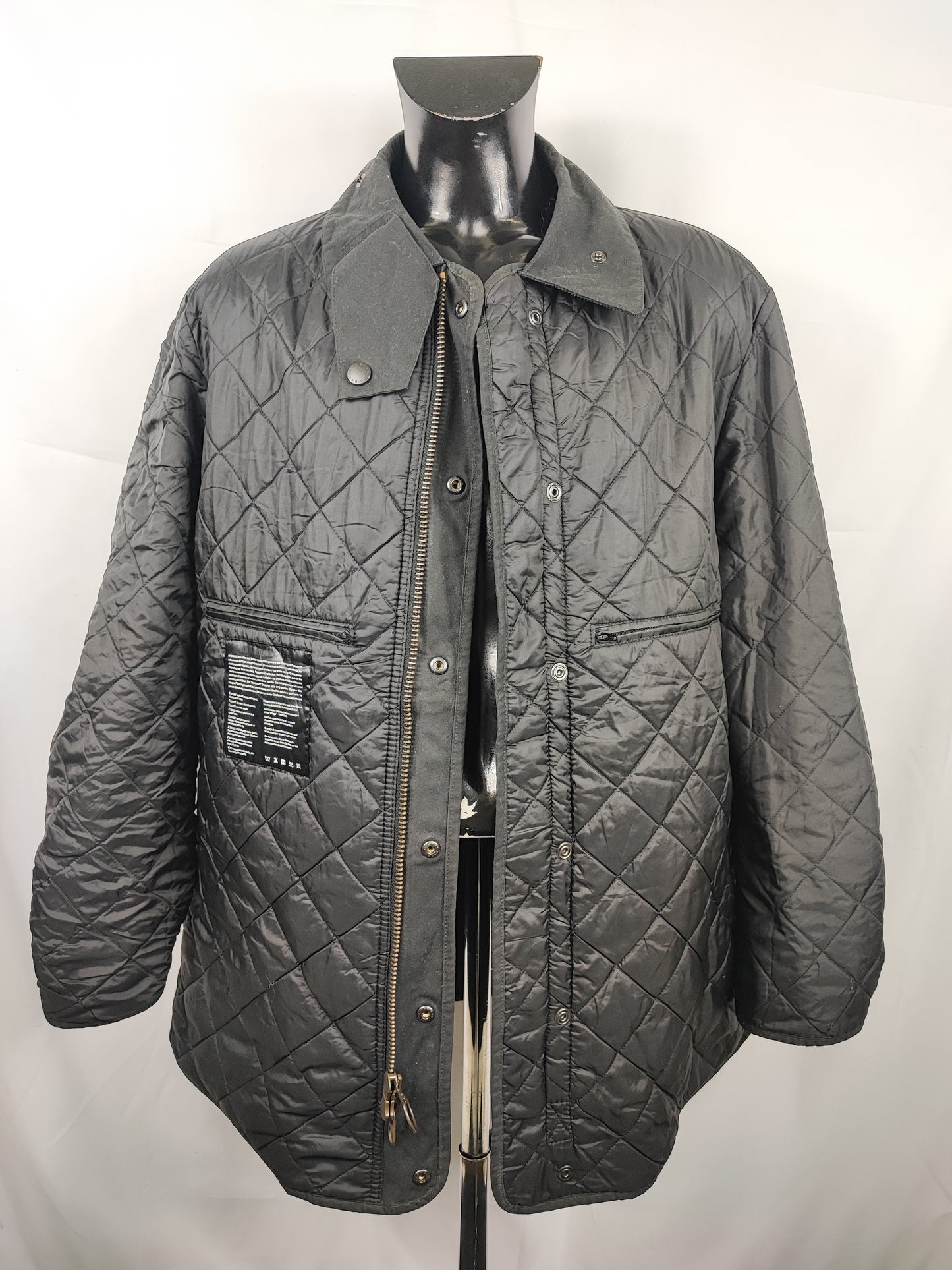 Giacca Barbour Nera Martindale Cerata XXLarge - Man Wax Black Martindale Jacket Size XXLarge