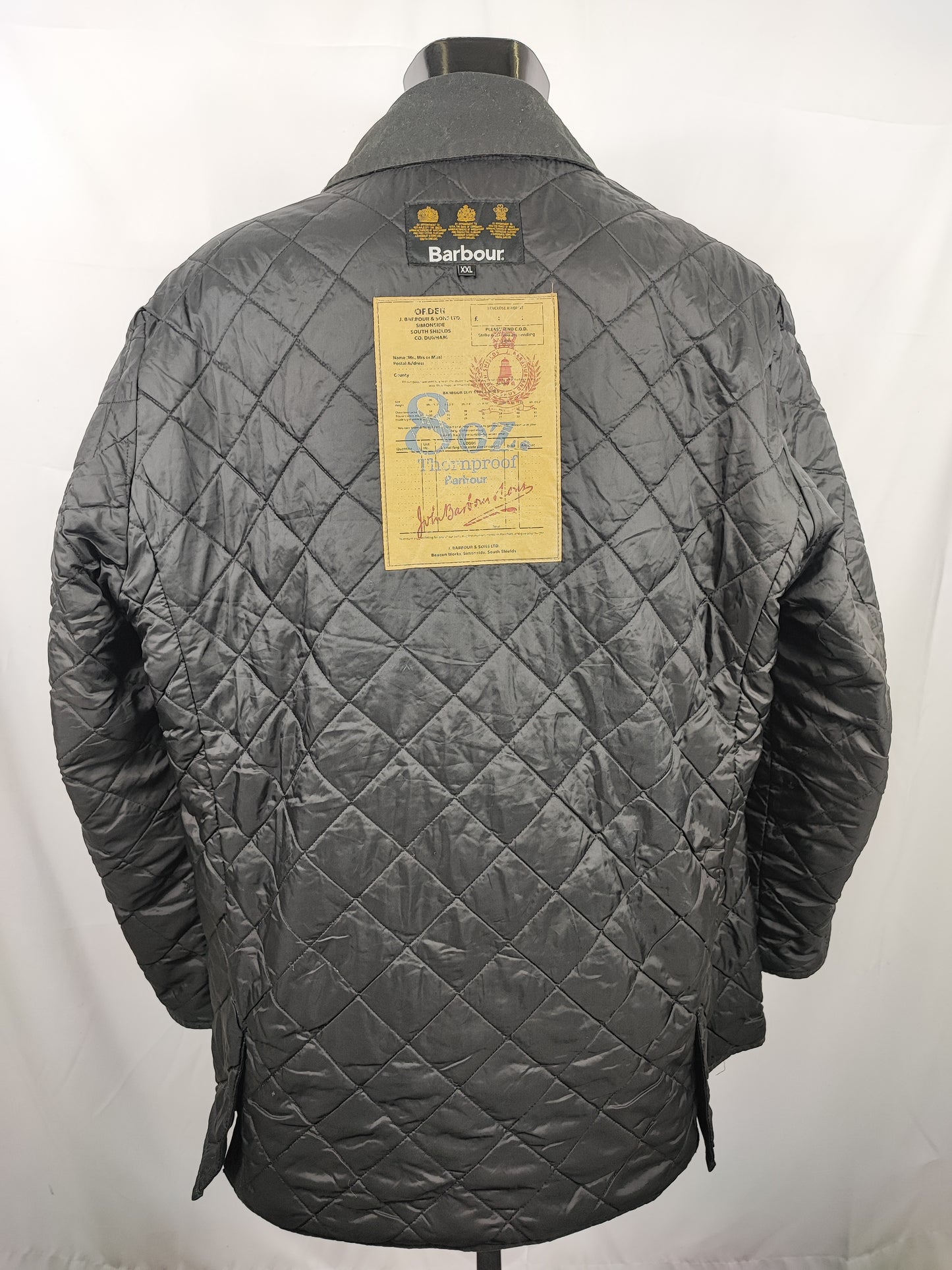 Giacca Barbour Nera Martindale Cerata XXLarge - Man Wax Black Martindale Jacket Size XXLarge
