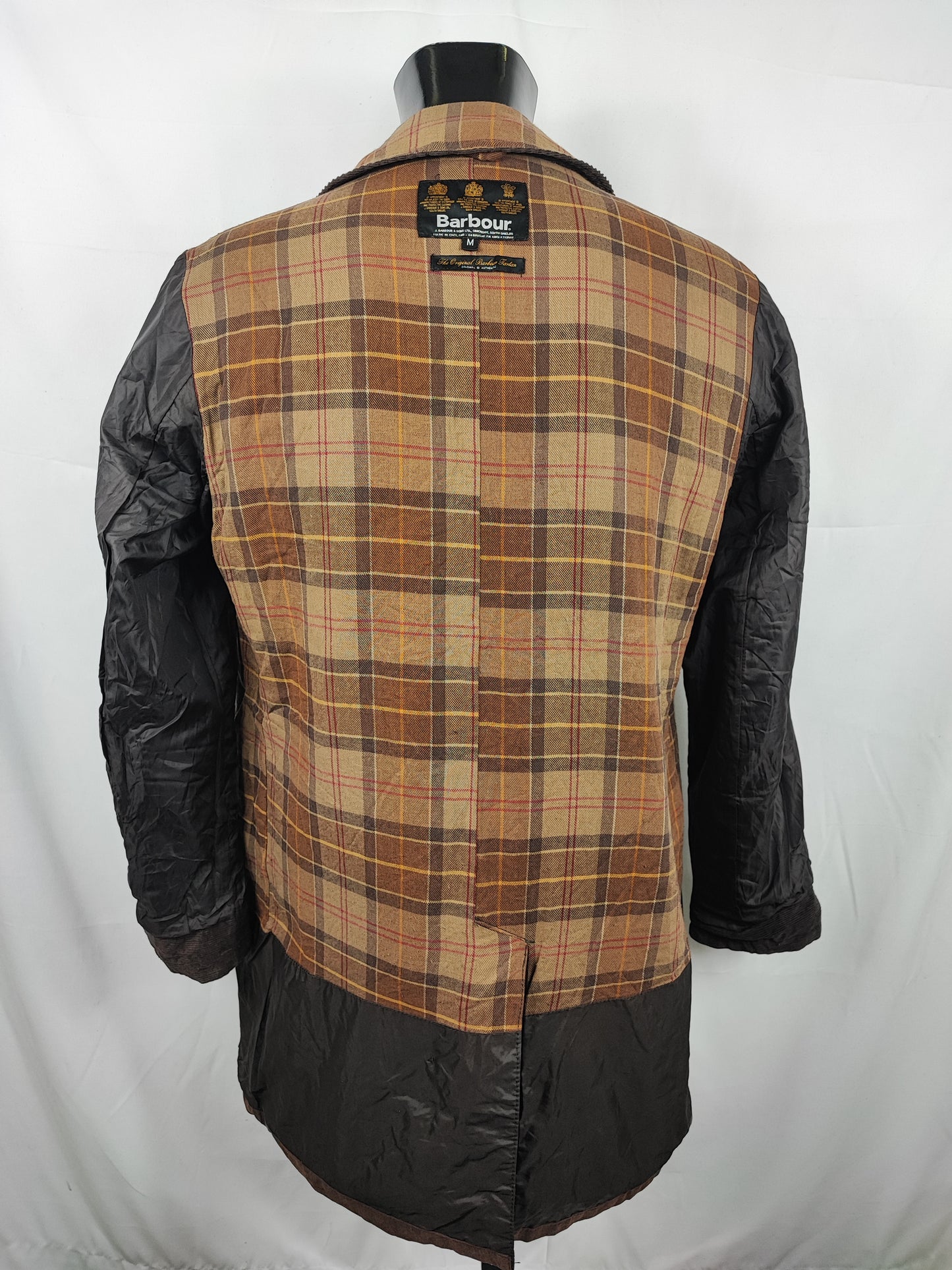 Cappotto Barbour uomo Merton mac marrone M- Man Merton brown wax trench coat size Medium