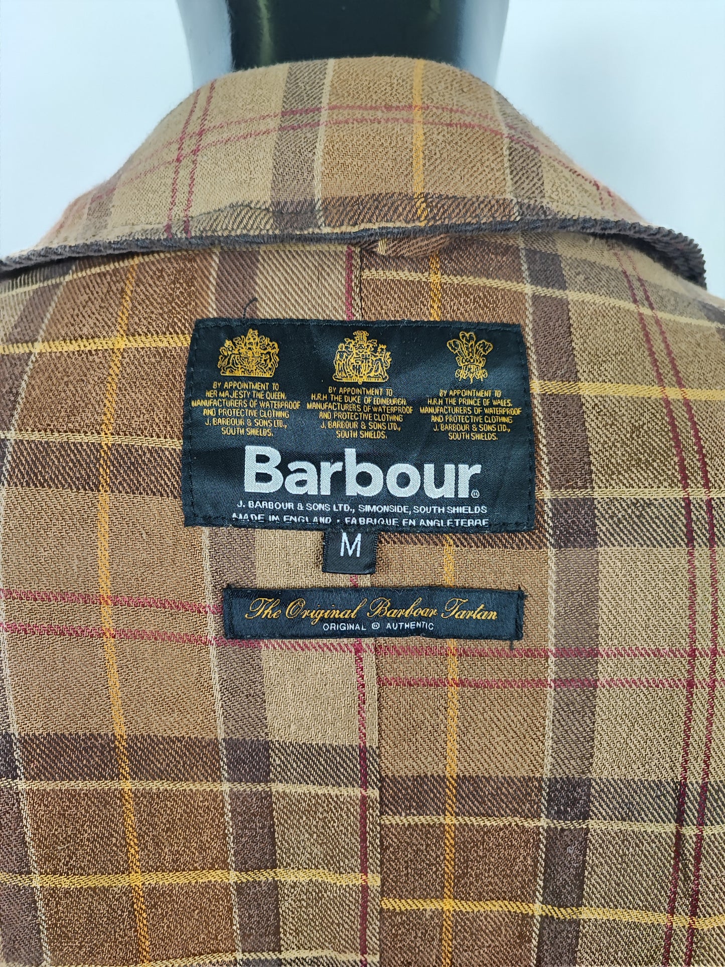 Cappotto Barbour uomo Merton mac marrone M- Man Merton brown wax trench coat size Medium