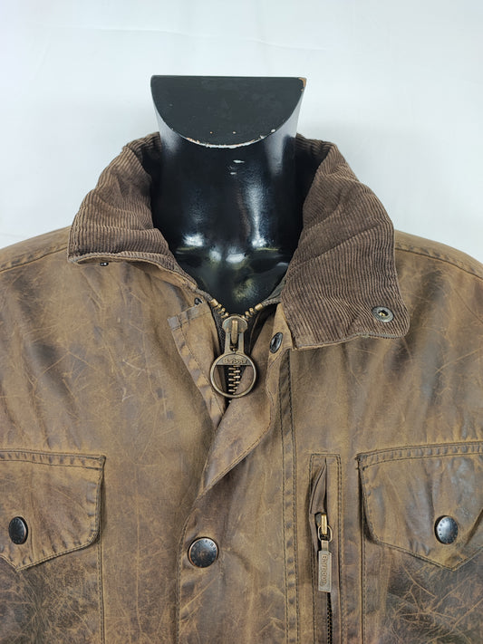 Barbour Giacca uomo verde Sapper Jacket L - Man Green Waxed Sapper Jacket Size Large