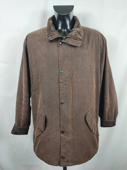 Giacca Barbour Marrone New Hampshire Cerata XXLarge - Man Wax Brown New Hampshire Jacket Beige Size XXLarge