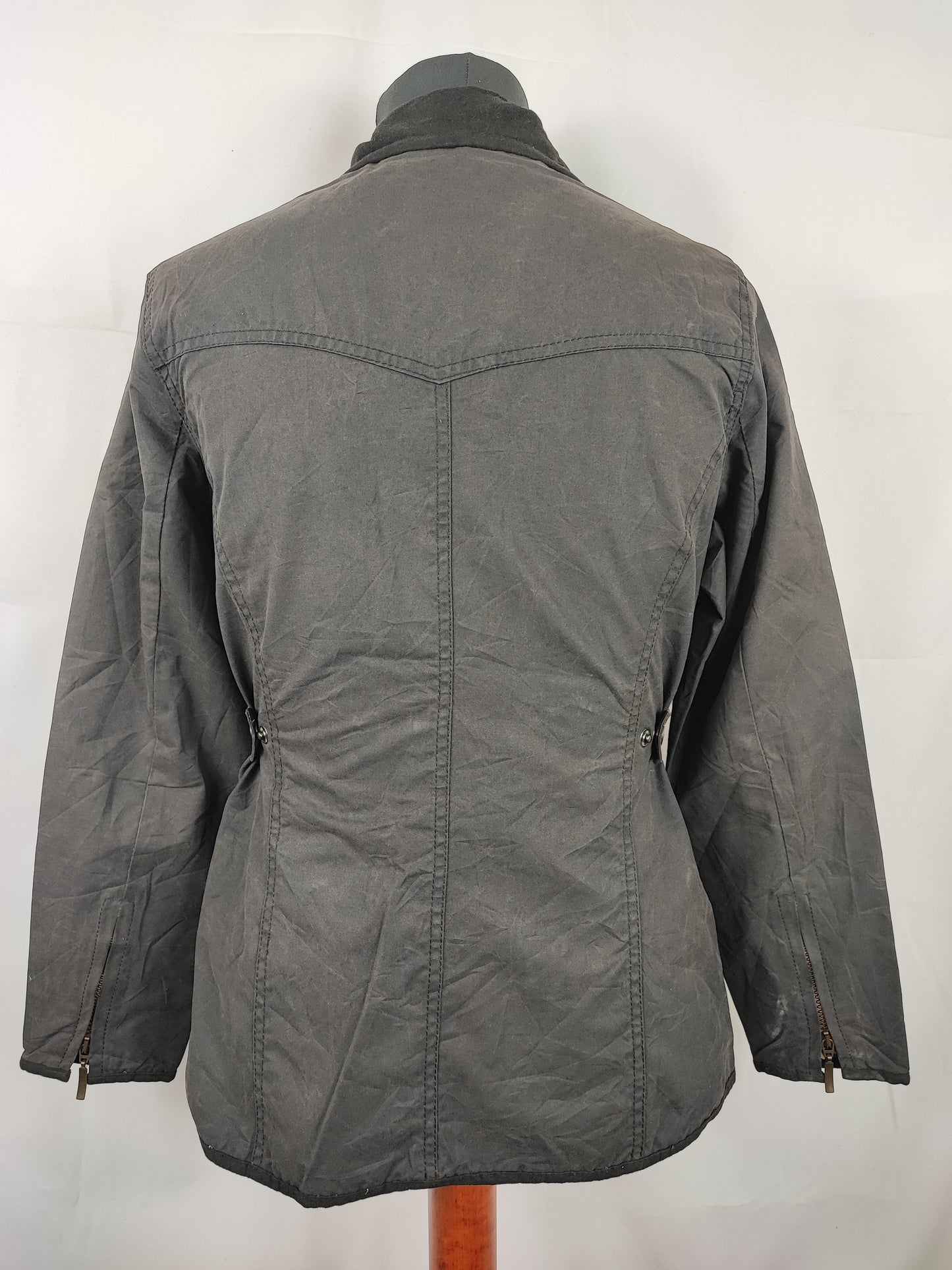 Giacca Barbour corta donna Utility Nera UK10 Black short Lady Utility jacket Small tg.40